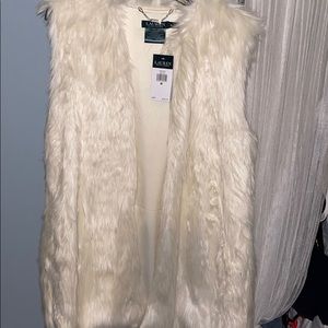 Faux fur vest